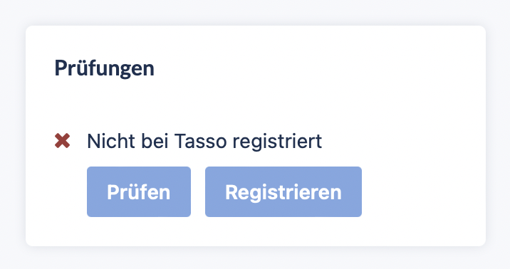 TASSO-Registrierungsstatus in petoffice prüfen